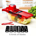 Stainless Steel 6 Blades Vegetable Slicer – Versatile Kitchen Essential